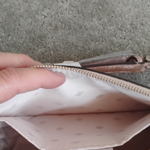 Kate Spade Glittering Rose Gold Crossbody Bag - Picture 7 of 8